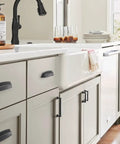 Top Shelf Matte Black Cup Pull Handle With No Hassle Mounting And Game Changing Grip For Smooth Kitchen Cabinet Refresh.