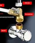 Top Tier 3 Way Ball Valve With Seamless Connection For 3 4 Inch Home Water Lines Lightning Fast Twist And No Fuss Maintenance Real Deal Upgrade For DIY Crews Refreshing Bathrooms, showing brass valve and pipe connections.