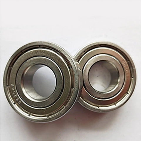 Professional Grade Solid Performer 440 Stainless Steel Deep Groove Ball Bearing S6015ZZ 75X115X20MM view of dual sealed bearings.