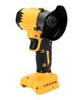 Heavy Duty Cordless Mini Circular Saw With Brushless Motor And Angle Grinder Hybrid Three Speed Settings Pulling 12000 RPM, yellow cutting tool with black grip.