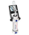 Tested Pro Pneumatic Hold Down Clamp Delivers 50kg Clamping Force No Fuss Toggle Table Clamp Tough As Nails Construction mounted on air cylinder.