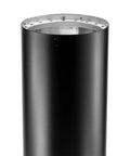 Easy Install 6 Inch Double Wall Wood Stove Vent Pipe In Galvanized And Stainless Steel Construction, Heavy Duty Chimney Exhaust Black