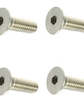 Beefy Flat Head Socket Cap Screws Kit 18-8 Stainless Steel 3/8-16 By 1-1/2 In Pack Of 1000 Fasteners displayed on white