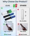 Comparison of Two Pack Clear Stretch Wrap With Handle Dispenser 15 Inch By 1000 Feet Heavy Duty Industrial Packing Film features.