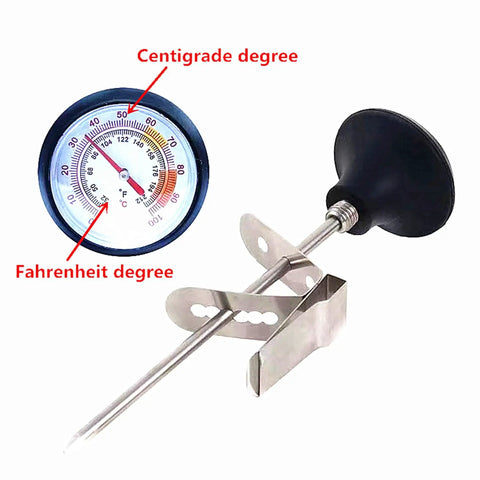 Thermometer pen with centigrade and Fahrenheit scales for Pro Grade Milk Frothing Pitcher with Precision Pour Spout