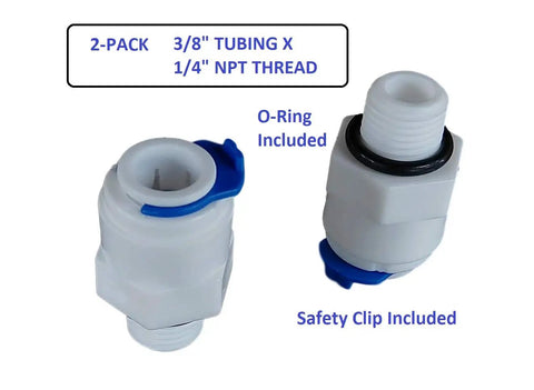 Inline Granulated Activated Carbon Water Filter 10 Inch Hella Clean Pulls Chlorine And Bad Smells Fast NSF 42 Certified Quick Connect fittings for 3/8 tubing.