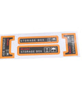 Top Tier Model Car Toolbox And Portable Luggage Storage Case For RC Hobbyists Black Hard Shell Organizer label sticker detail