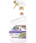 Top Shelf Ready To Use Neem Oil Garden Spray, Heavy Duty Multi Purpose Fungicide Insecticide And Miticide, 32 Ounce Bottle