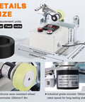 Rock Solid Wire And Cable Length Measuring Wheel With Digital Display And Automatic Alarm High Capacity Rolling Counter for precise measurement.