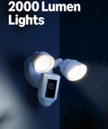 Like New Floodlight Security Camera With Motion Activated 1080p HD Video And Built In Floodlights, Wired Plus Outdoor Security