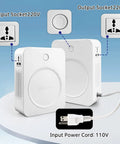 Dual 2000W 110V To 220V Step Up Transformer Voltage Converter with 220V sockets ideal for travel and home use.