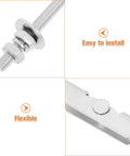 Heavy Duty Toggle Bolt Kit 12 Pieces With Wing Nuts For Drywall And Brick Walls Carbon Steel Galvanized Wall Anchors.