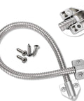 Two Pack 16 Inch Door Flex Conduit For Door Wiring And Access Cables Stainless Steel Flexible Electrical Conduit Wire Protector with screws