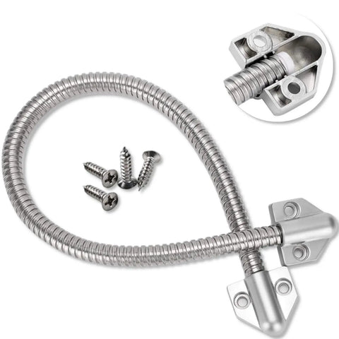 Door Flex Conduit 16 Inch Flexible Electrical Conduit For Wire Protection And Video Line Lock Easy Install Stainless Steel Shield
