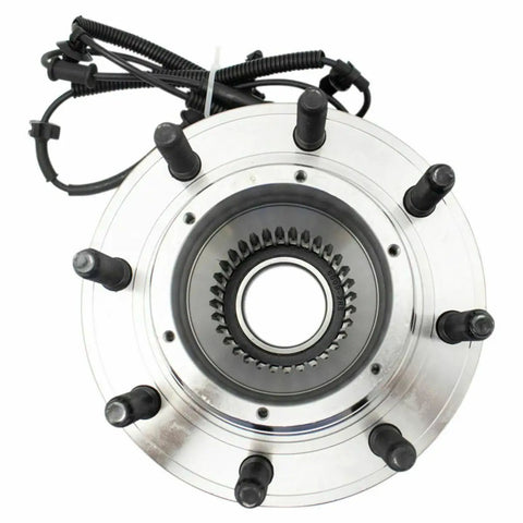 Heavy Duty Front Wheel Bearing And Hub Assembly Pair Left And Right Featuring Tapered Rollers Built Hella Tough top view with mounting flange