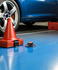 Slap This Auto Fire Suppressant Disc Straight Up On Dashboards Or Beneath Hood Panels Where Heat Spikes Triggers Instant Aerogel Burst to snuff blazes near car wheel.