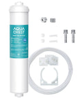Top Shelf Inline Water Filter For Ice Makers And Fridges Smooth Flow One Quarter Inch Tubing RV Camper Compatible.