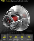 Plug And Play Front Wheel Bearing Hub Assembly With Slick Abs Wiring And Tough Five Lug Nuts For Dodge Ram 1500 Crew Cab Trucks, close-up view showing detail and design.