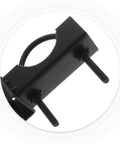 Professional Grade Heavy Duty Gate Foot Wheel Giving Rugged 500 Pound Support For Smooth Farm Gate Rolling Plus A Totally Badass No Sweat Hardware Install Routine, black metal mounting bracket.