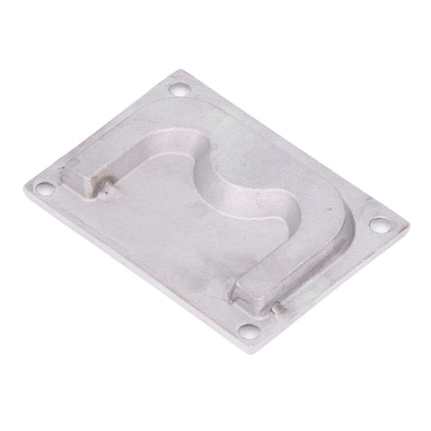 RiToEasysports stainless steel central console elevation button mounting plate with four screw holes