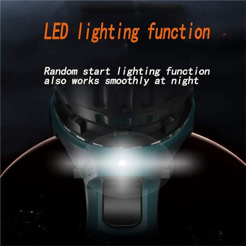 LED lighting function on Total Ripper Cordless Drill 168 Volt Rechargeable Power Tool for visibility in tight spaces.
