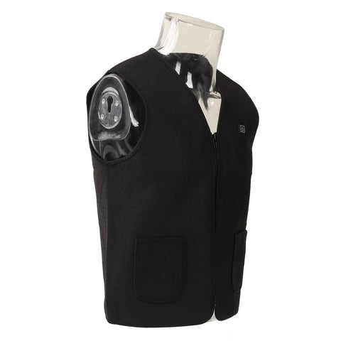 Adjustable Electric Heating Vest With Three Heat Levels For Outdoor Work Fishing Hiking And Camping Lightweight Breathable Fabric XL