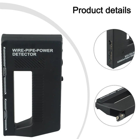 Solid Pick Handheld Wire Pipe Power Detector and Stud Finder Wall Scanner with adjustable settings and compact design.