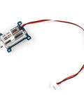 Super Slick One Point Five Gram Micro Linear Actuator Servo tailored for RC gliders, showcasing its lightweight 1.5g body and wires.