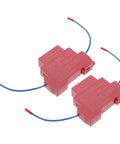 Automatic Fire Extinguishing Device Dual Line Aerosol 10 Gram Pair red modules for car and electrical box fire suppression.