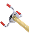 Top Shelf Smoke Detector Removal Wand With Extendable Aluminum Pole For Vaulted Ceilings and Open Stairwells Featuring Fast Snap Adapter detailing the head design.