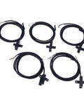 5 Piece Photoelectric Switch Sensor Set With U Shaped Slot for Accurate Detection and Flexible Positioning Quick Install kit