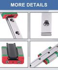 Premium Quality MGN12 Linear Guide Rail System 300Mm With Heavy Duty Bearing Steel Carriages Built Different For Ender 3 3D Printers And Performance Cnc Tools Today close-up view of components.