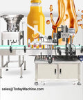 Pro Grade Automatic Liquid Filling Machine For Detergent Shampoo And Cosmetic Lotion Bottles Built Tough Handles 100ml To 1000ml With Smooth Operation And Serious Hustle Ready Performance, with bottles on a conveyor.