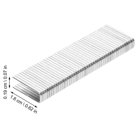 Heavy Duty 40 Piece Shutter Repair Kit With Corrosion Resistant Stainless Steel Staples Plus Tilt Rod Louver Pins For No Sweat Window Fixes That Really Get The Job Done Right, stainless steel staples in close-up.
