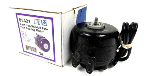 Heavy Hitter Cast Iron Shaded Pole Unit Bearing Motor, 9 Watts, 230 Volts, 1550 RPMs, with power cord and box.