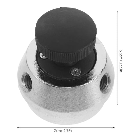 Replacement Lathe Machine Handle Base M12x3 Thread Hole With Durable Plastic And Metal Build For Drilling And Workshop Use Fits Z5122 Z516 Z4116 Z516A Bench Drills For Enduring Performance, 7cm x 6.5cm