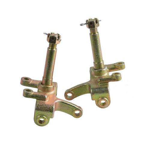 Left And Right 17mm Steering Knuckles For ATV Quad Go Kart Front Disc Brake Strut Spindle Replacement 125cc 150cc 200cc 250cc