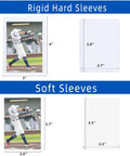 Lock In Your Deck With These Hella Tough Three By Four Trading Card Sleeves Featuring Hard And Soft Options for standard collector card sizes.