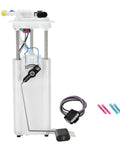 Heavy Duty Replacement Fuel Pump Assembly For Chevy Camaro And Pontiac Firebird V6 3.8L 1999 To 2002 with installation wires and connectors.