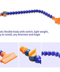 One Quarter Inch Threaded Flexible Cutting Fluid And Water Cooling Hose With Adjustable Stability Angle And Flat Nozzle Switch