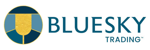 Logo of Bluesky Trading with a circular emblem and text.