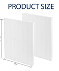 Replacement Filter For Winix D480 Air Purifier True HEPA 17 By 14 By 1 Inch 4 Pack Premium Quality Filters showing size dimensions