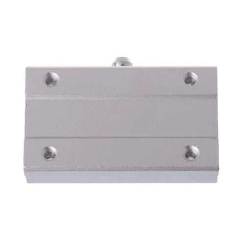 4 Pack Linear Bearing Slides SCS12LUU 12mm Long Guides For CNC Parts And 3D Printer Upgrades, front view with mounting holes