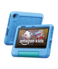 Heavy Duty Seven Inch Tablets For Kids Ages Three To Seven Loaded With No Sweat Parental Controls Ad Free Fun Kid Tough Case And All Day Battery Juice Included Today in blue kid-proof case showing fun animations.