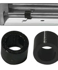 4 Pack Rubber Roller Replacement Set For Maker And Explore Series Machines Durable TPU Wear Resistant Rollers That Deliver Smooth Feeding Easy Install For Seamless Crafting Upgrade, black roller close-up