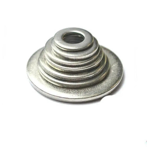 Heavy Duty 304 Stainless Steel Large Flat Washers Kit 200 Pcs Plain Gaskets for Mechanical Assembly Equipment Mounts Gap Filling Through Hole Sleeving Built To Last Rust Resistant Durable Smooth Finish, stack view