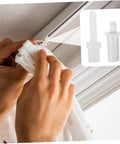 Hands installing heavy duty plastic pins from the Grab This Top Shelf Shutter Repair Kit With Heavy Duty Plastic Pins And Rust Proof Staples For Fast Home Louver Fixes And Simple Backyard Window Refresh.