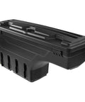 Heavy Duty Left Side Truck Toolbox For Chevy Silverado 1500 And Gmc Sierra 1500 black hardcase storage rack, large size, durable plastic.