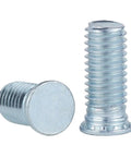 Badass Self Clinching Studs And Pressure Rivet Screws Built From Premium Carbon Steel With Zinc Plating. Round flat head screws.