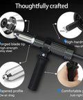 Cordless Rivet Gun Adapter Kit Converts Any Drill Into A Heavy Duty Riveting Tool With Four Nut Cores And Blind Rivet Heads